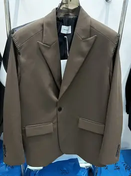 AD9035 Модные мужские пальто и куртки 2023 Подиум Роскошный известный бренд Европейский дизайн Мужская одежда для вечеринок